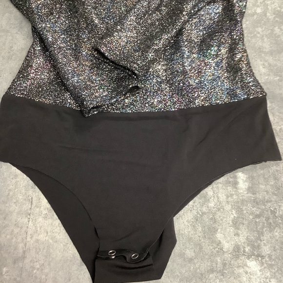 Zara Sparkly Bodysuit Size Small - Picture 6 of 7